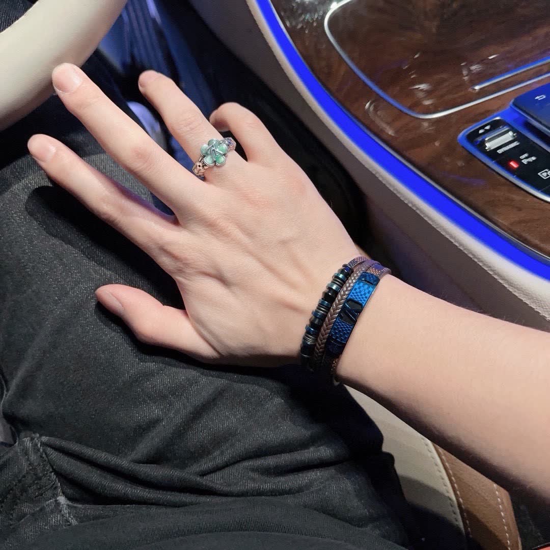 Louis Vuitton Men's Leather Bracelet